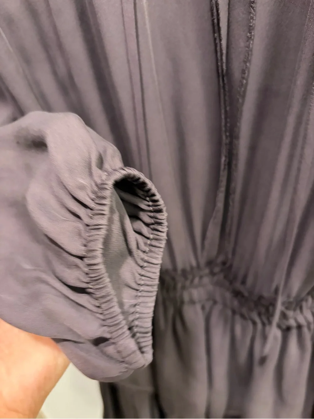 LoveShackFancy Dusty Mauve Ruffle-Trim Blouse - Picture 5 of 7